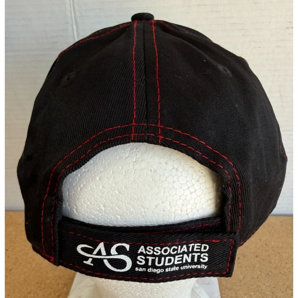 SDSU San‎ Diego State University Hat Faulk #28 Snapback Black Adjustable Mens
